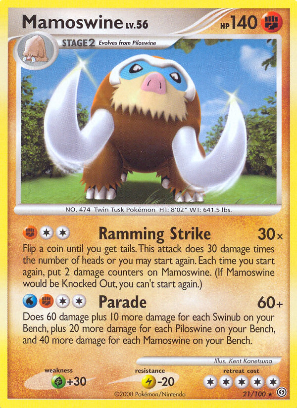 Mamoswine (21/100) [Diamond & Pearl: Stormfront]