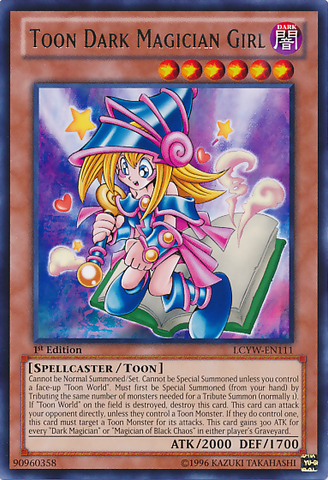 Toon Dark Magician Girl [LCYW-EN111] Rare