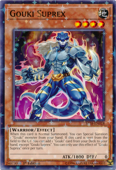 Gouki Suprex (Starfoil) [SP18-EN018] Starfoil Rare