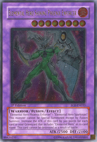 Elemental Hero Shining Phoenix Enforcer (UTR) [EOJ-EN033] Ultimate Rare