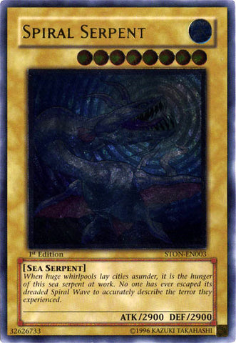 Spiral Serpent (UTR) [STON-EN003] Ultimate Rare