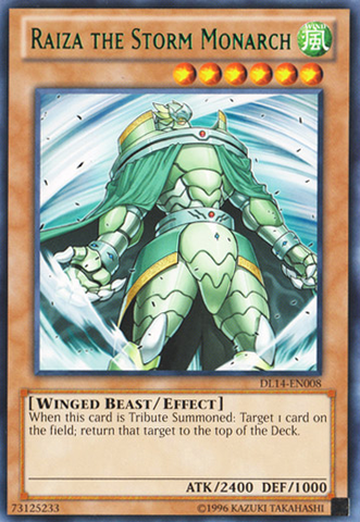 Raiza the Storm Monarch (Green) [DL14-EN008] Rare