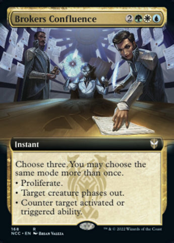 Brokers Confluence (Extended Art) [Streets of New Capenna Commander]