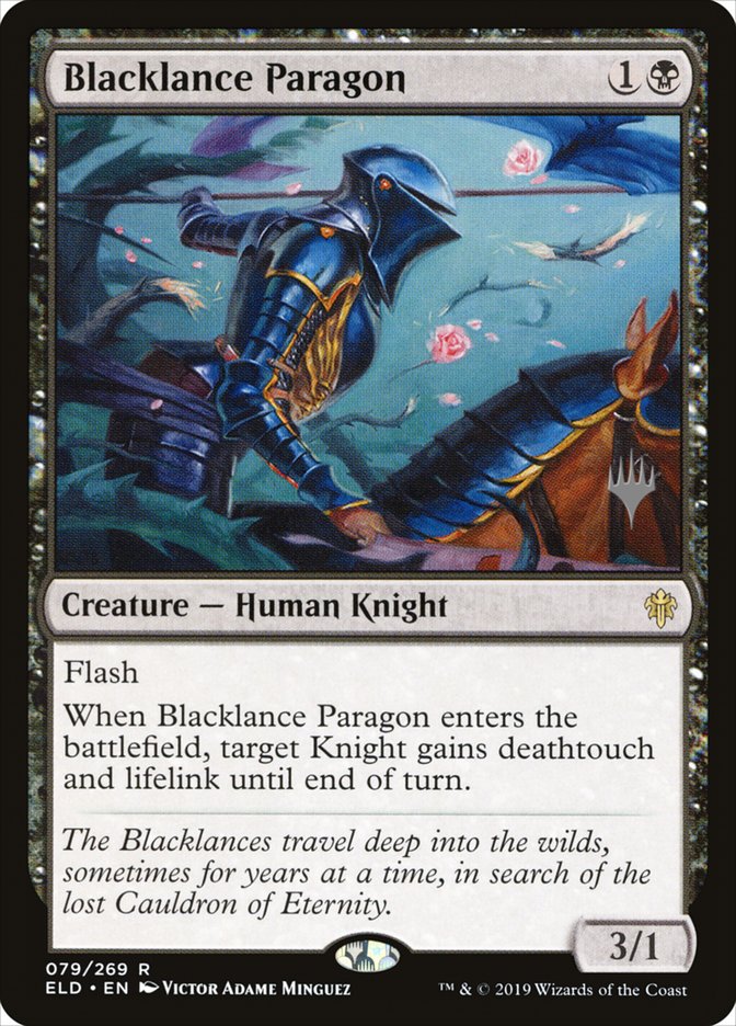 Blacklance Paragon [Throne of Eldraine Promos] | GameZilla