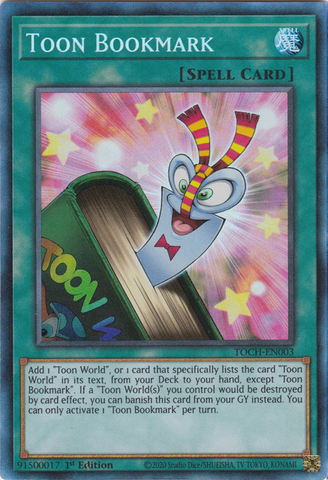 Toon Bookmark (CR) [TOCH-EN003] Collector's Rare