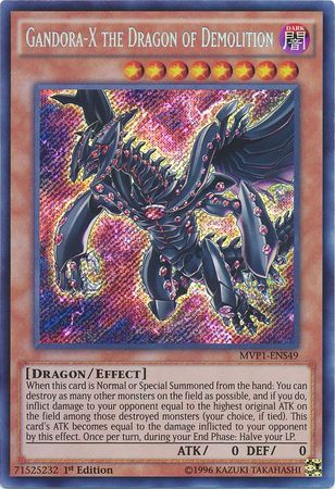 Gandora-X the Dragon of Demolition [MVP1-ENS49] Secret Rare