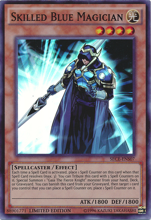 Skilled Blue Magician (SE) [SECE-ENS07] Super Rare