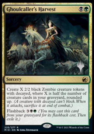 Ghoulcaller's Harvest (Promo Pack) [Innistrad: Midnight Hunt Promos]