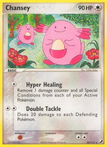 Chansey (20/115) [EX: Unseen Forces]