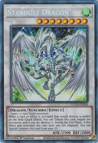 Stardust Dragon (CR) [TOCH-EN050] Collector's Rare