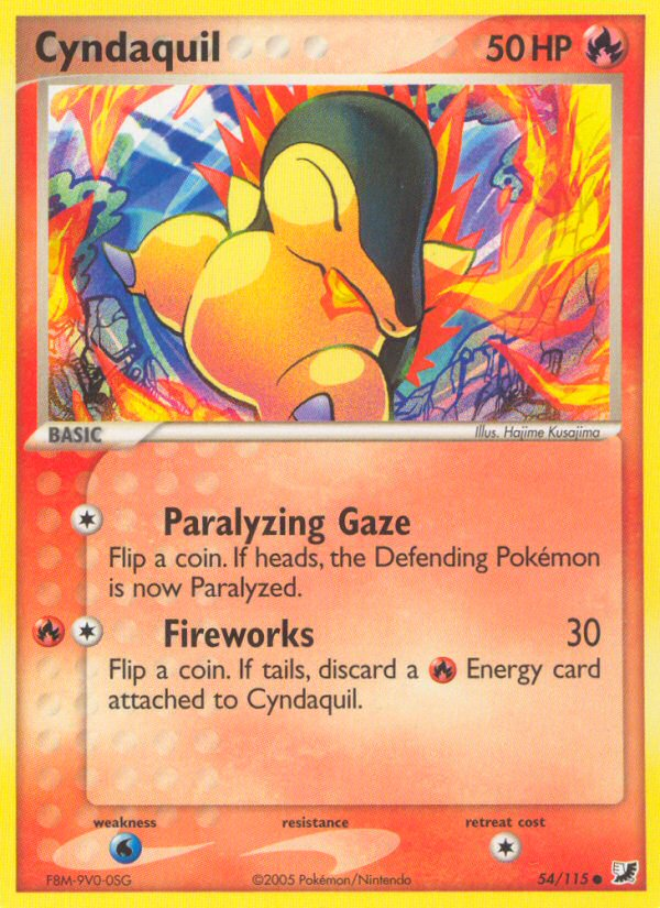 Cyndaquil (54/115) [EX: Unseen Forces]