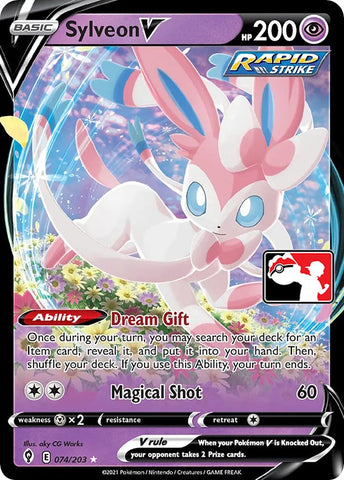 Sylveon V (074/203) [Prize Pack Series One]