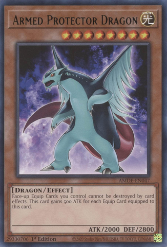 Armed Protector Dragon [AMDE-EN047] Rare