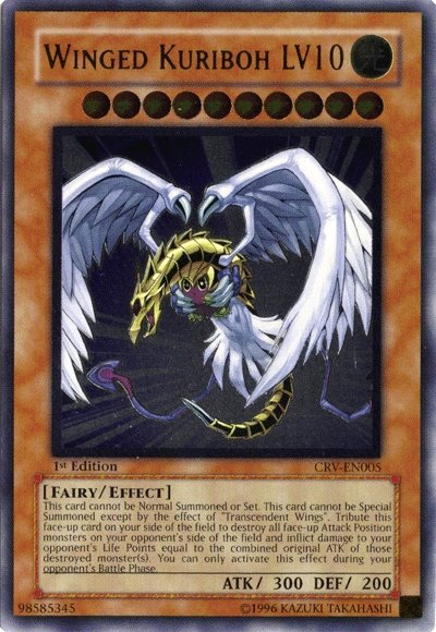 Winged Kuriboh LV10 (UTR) [CRV-EN005] Ultimate Rare