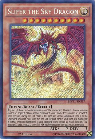 Slifer the Sky Dragon [MVP1-ENS57] Secret Rare