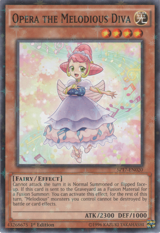 Opera the Melodious Diva (Starfoil) [SP17-EN020] Starfoil Rare
