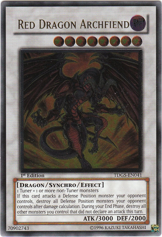 Red Dragon Archfiend (UTR) [TDGS-EN041] Ultimate Rare