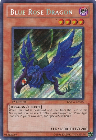 Blue Rose Dragon [EXVC-EN099] Secret Rare