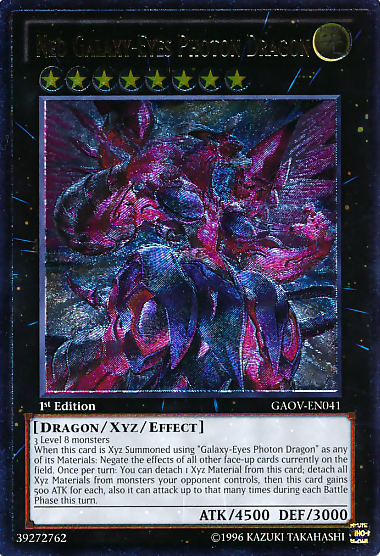 Neo Galaxy-Eyes Photon Dragon (UTR) [GAOV-EN041] Ultimate Rare
