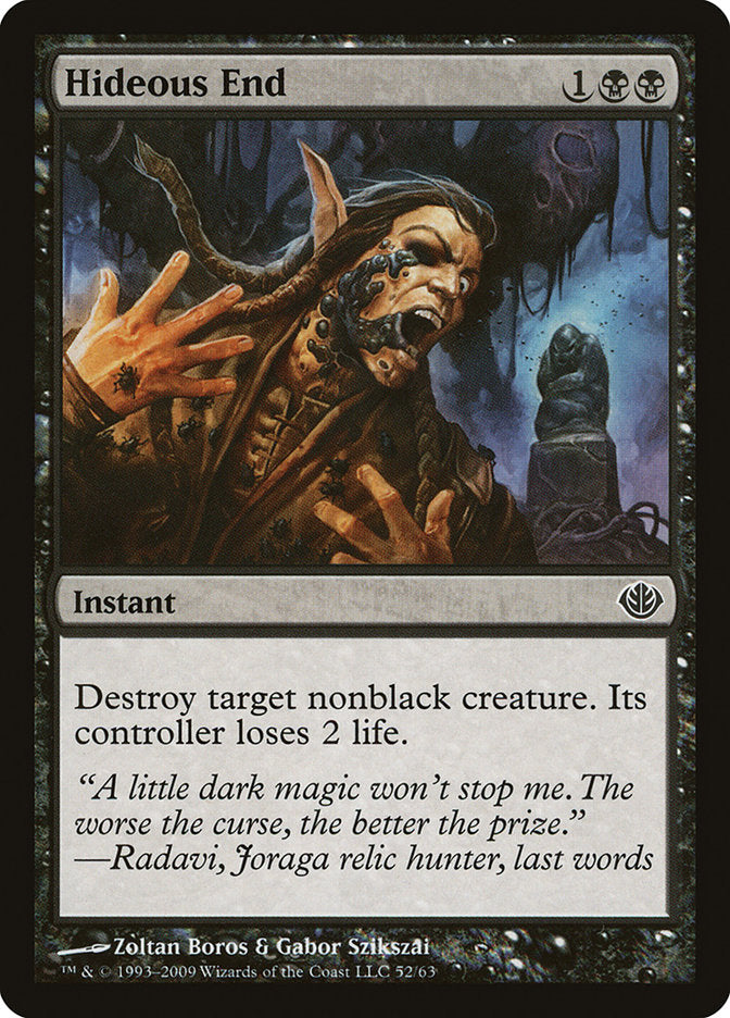 Hideous End [Duel Decks: Garruk vs. Liliana] | GameZilla