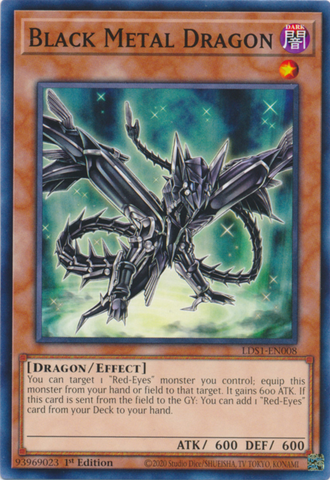 Black Metal Dragon [LDS1-EN008] Common