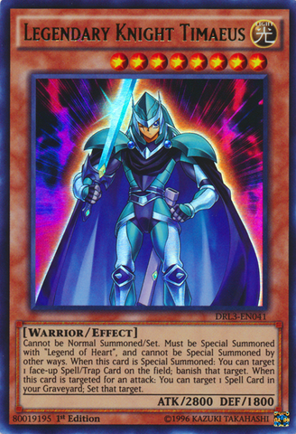 Legendary Knight Timaeus [DRL3-EN041] Ultra Rare