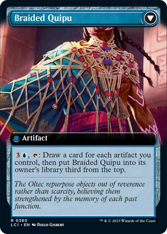 Braided Net // Braided Quipu (Extended Art) [The Lost Caverns of Ixalan]