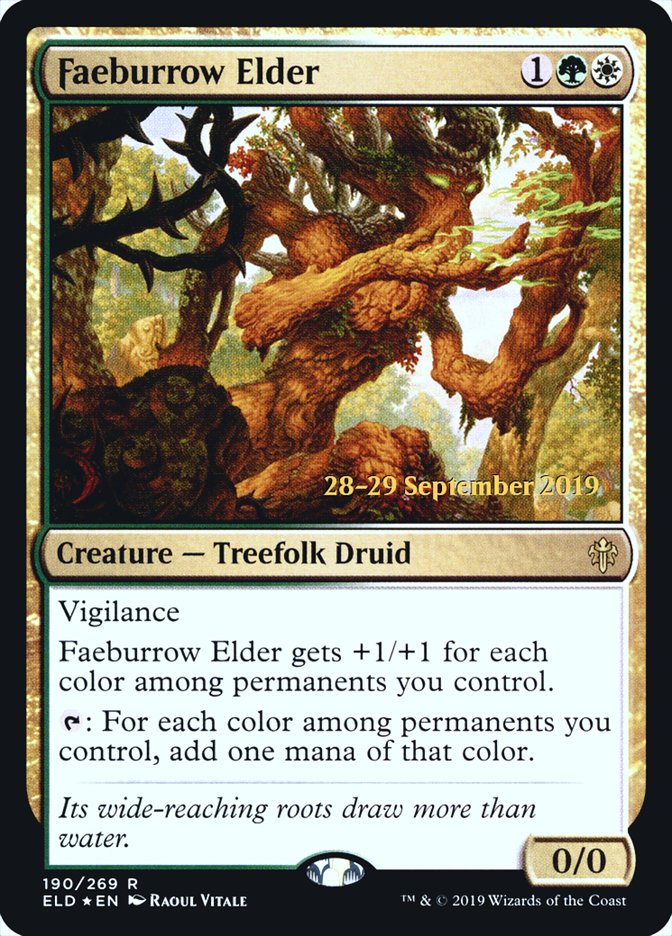 Faeburrow Elder  [Throne of Eldraine Prerelease Promos] | GameZilla