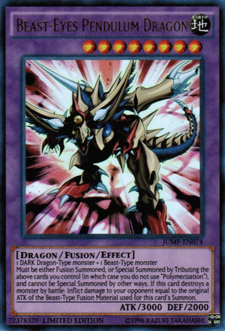 Beast-Eyes Pendulum Dragon [JUMP-EN074] Ultra Rare