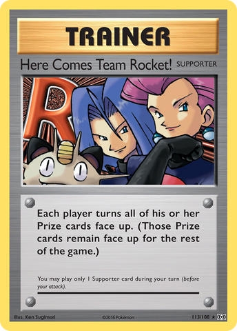 Here Comes Team Rocket! (113/108) [XY: Evolutions]