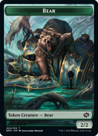Bear Token [The Brothers' War Tokens]