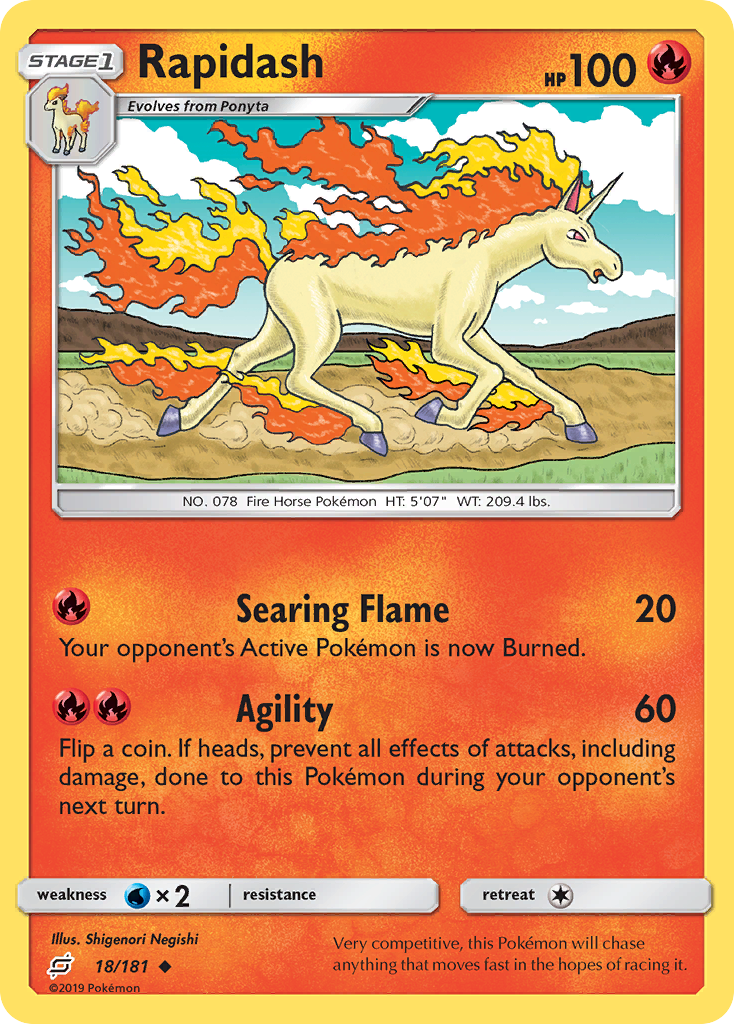 Rapidash (18/181) [Sun & Moon: Team Up]