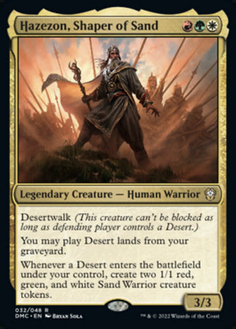 Hazezon, Shaper of Sand [Dominaria United Commander]