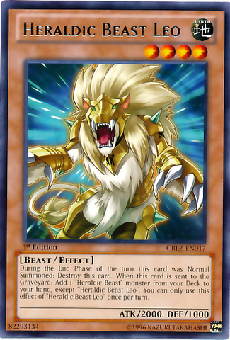 Heraldic Beast Leo [CBLZ-EN017] Rare