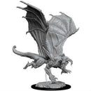 D&D Unpainted Minis WV8 Young Black Dragon