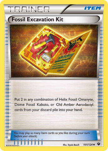 Fossil Excavation Kit (101/124) [XY: Fates Collide]