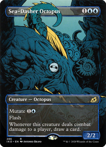 Sea-Dasher Octopus (Showcase) [Ikoria: Lair of Behemoths]