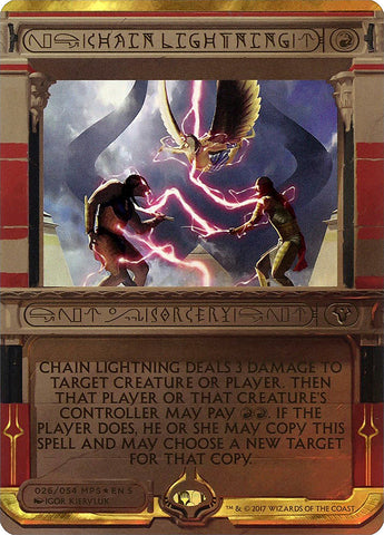 Chain Lightning [Amonkhet Invocations]