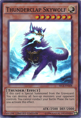 Thunderclap Skywolf (SE) [SECE-ENS08] Super Rare