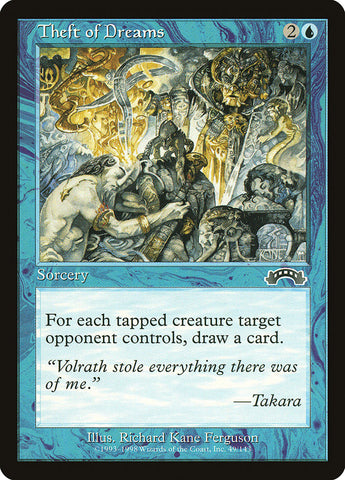 Recurring Nightmare [Exodus]  Recurring nightmares, Magic the gathering  cards, Nightmare