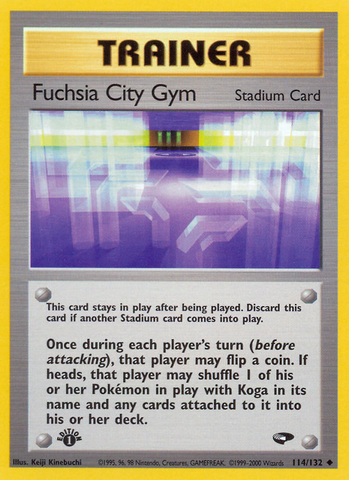 Fuchsia City Gym (114/132) [Gym Challenge 1st Edition]