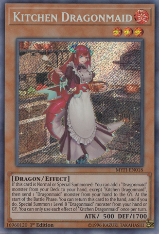 Kitchen Dragonmaid [MYFI-EN018] Secret Rare