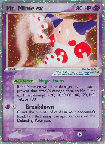 Mr. Mime ex (111/112) [EX: FireRed & LeafGreen]