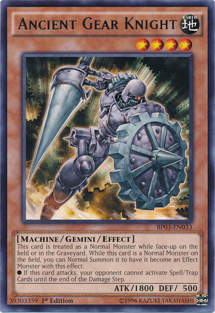 Ancient Gear Knight [BP03-EN033] Rare