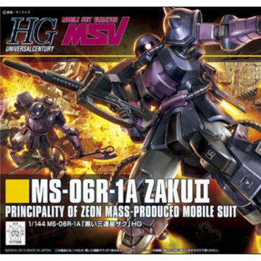 HGUC 1/144 #151 MS-06R-1A Zaku II Black Tristars