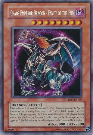 Chaos Emperor Dragon - Envoy of the End [IOC-EN000] Secret Rare