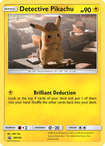Detective Pikachu (SM194) [Sun & Moon: Black Star Promos]