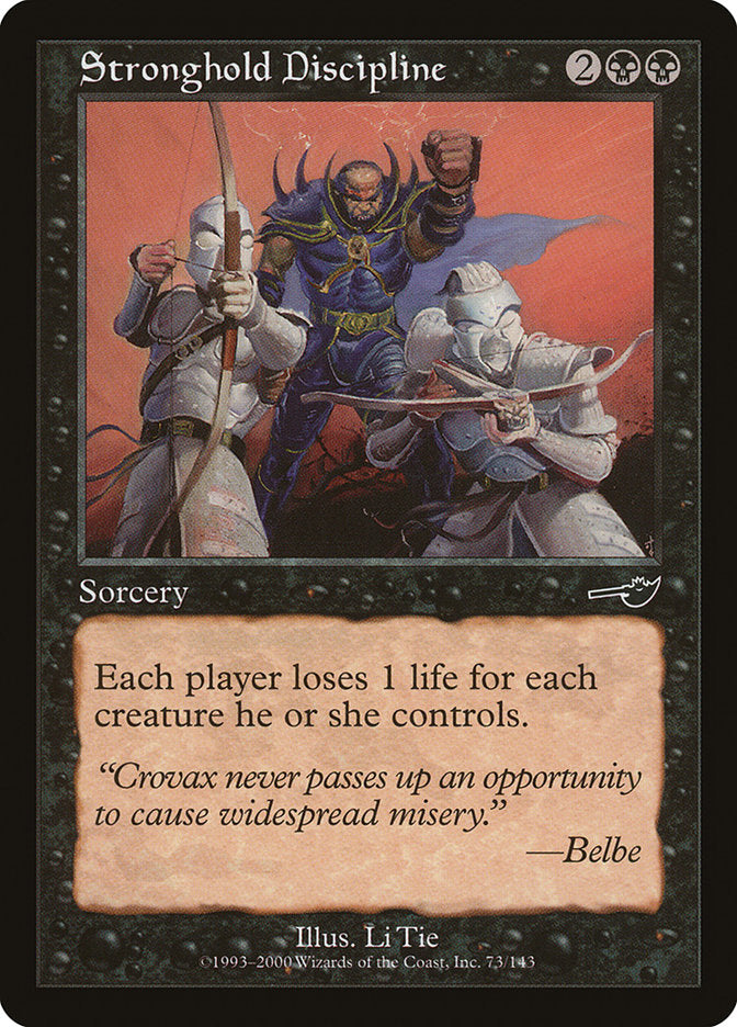 Stronghold Discipline [Nemesis] | GameZilla