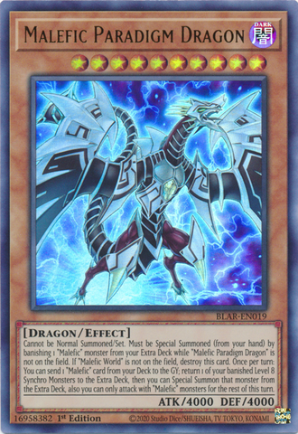 Malefic Paradigm Dragon [BLAR-EN019] Ultra Rare