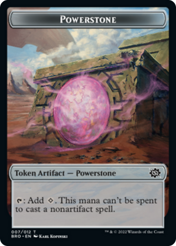 Powerstone Token [The Brothers' War Tokens]